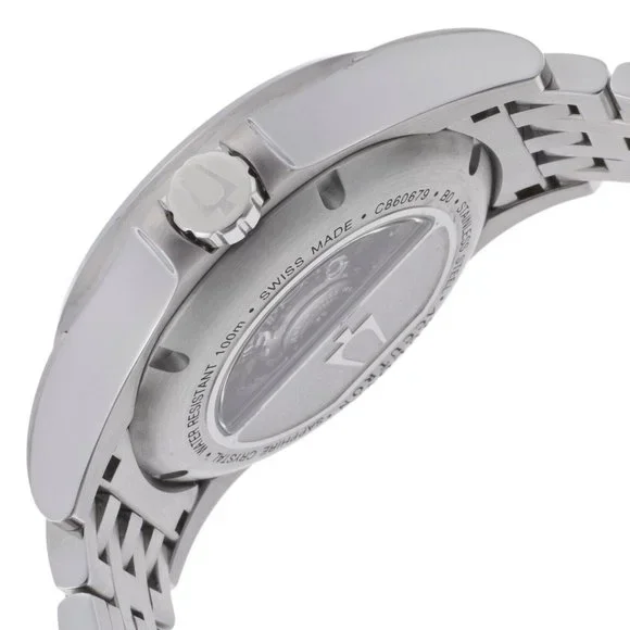 RARE Bulova Silver Automatic Calendar Watch
